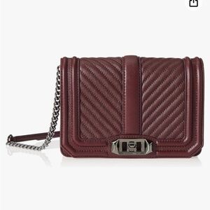 Rebecca Minkoff Quilted Love Chevron Crossbody